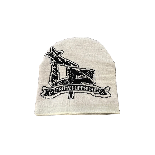 WHITE BEANIE