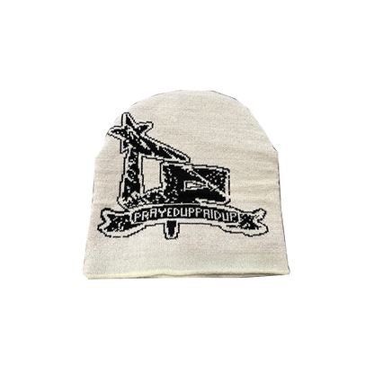 WHITE BEANIE