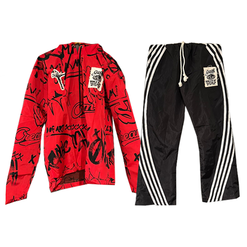 CREAM ART WINDBREAKER SET